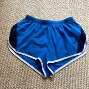 Men’s Brooks Running Shorts Royal Blue and Navy Lined Size X-Small